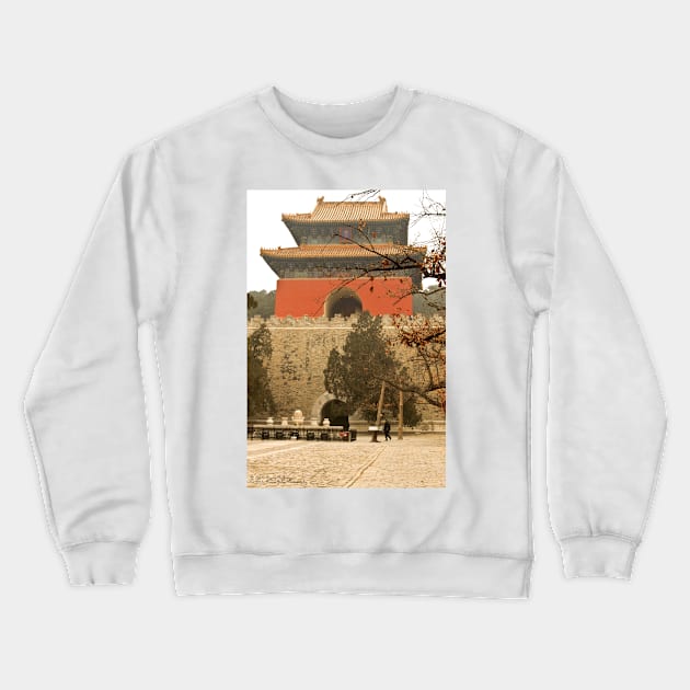 The Ming Tombs - Burial Chamber Of Yongle Emperor © Crewneck Sweatshirt by PrinceJohn